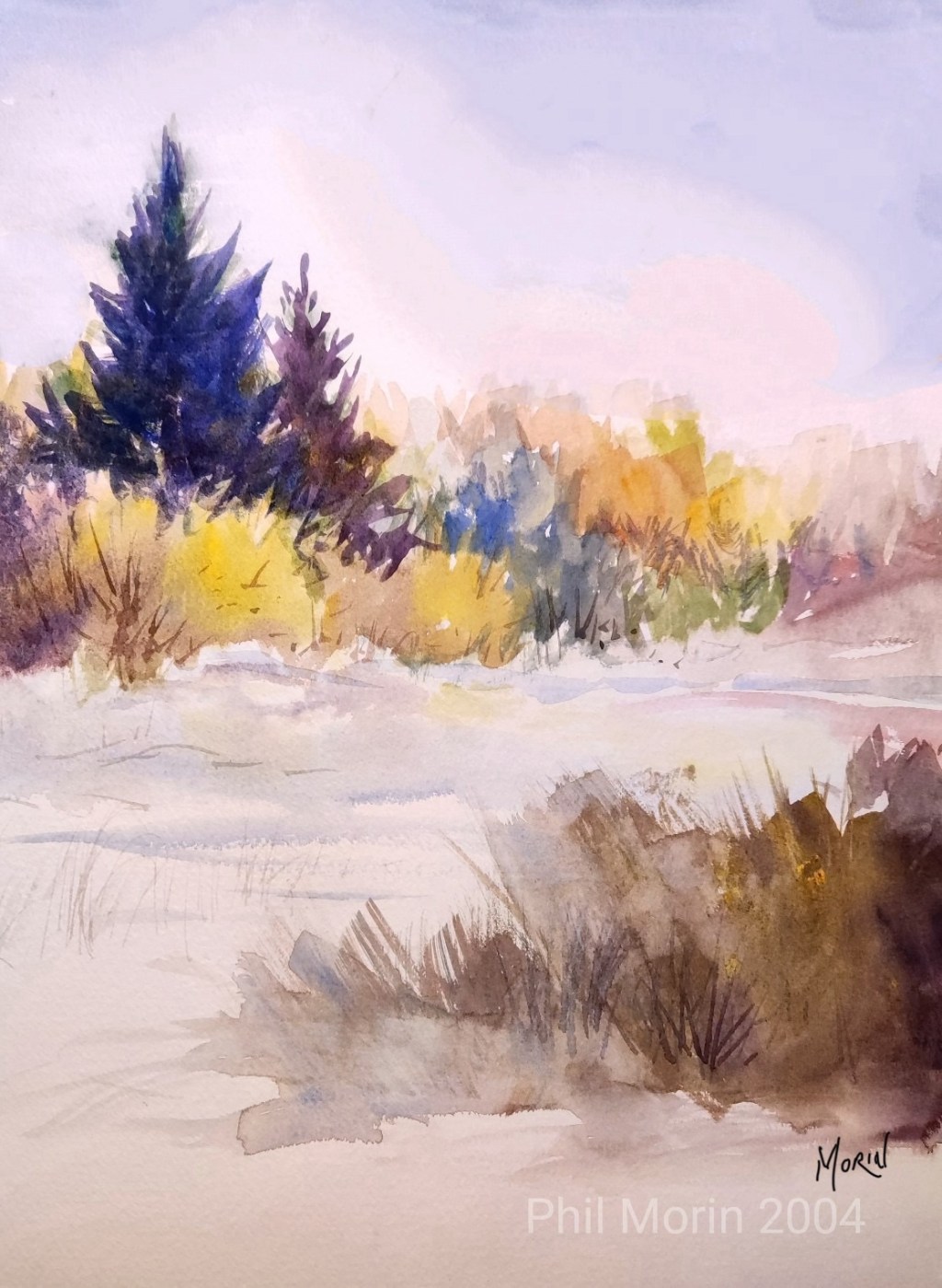 Winter Dream- Watercolor&nbsp;Landscape